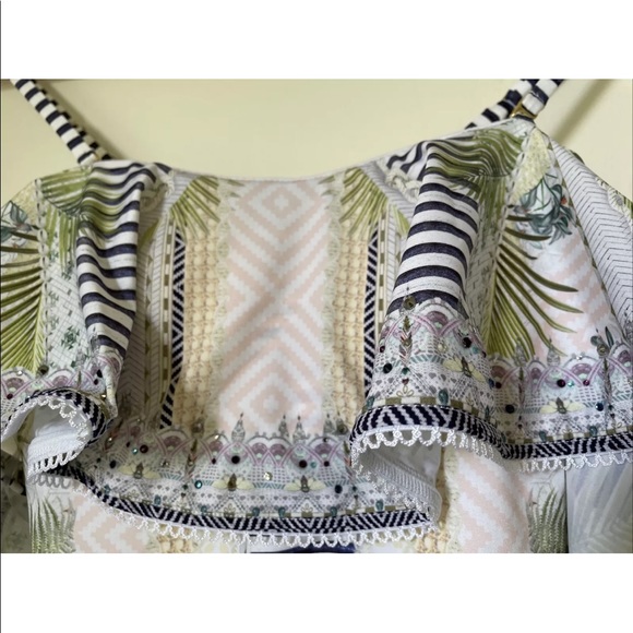 CAMILLA FRANKS Swimsuit Bathers Size XS BNWT Beach Shack Embellished Crystals - Picture 4 of 11